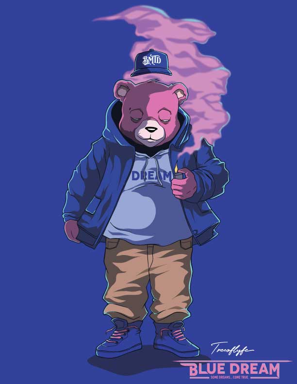 The Mysterious case of Blue Dream Poster 8.5 x 11 Poster Print