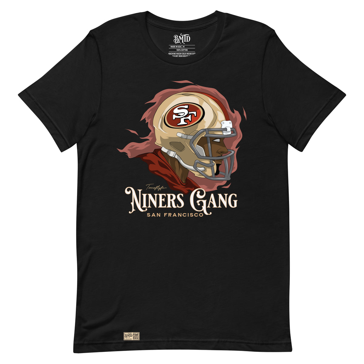 San Francisco Niners Gang Apparel Art T-shirt Exhibit 01