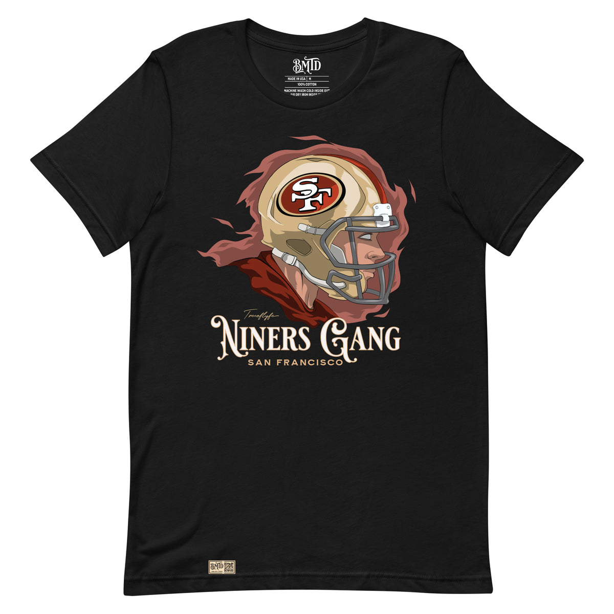 San Francisco Niners Gang Apparel Art T-shirt Exhibit 02