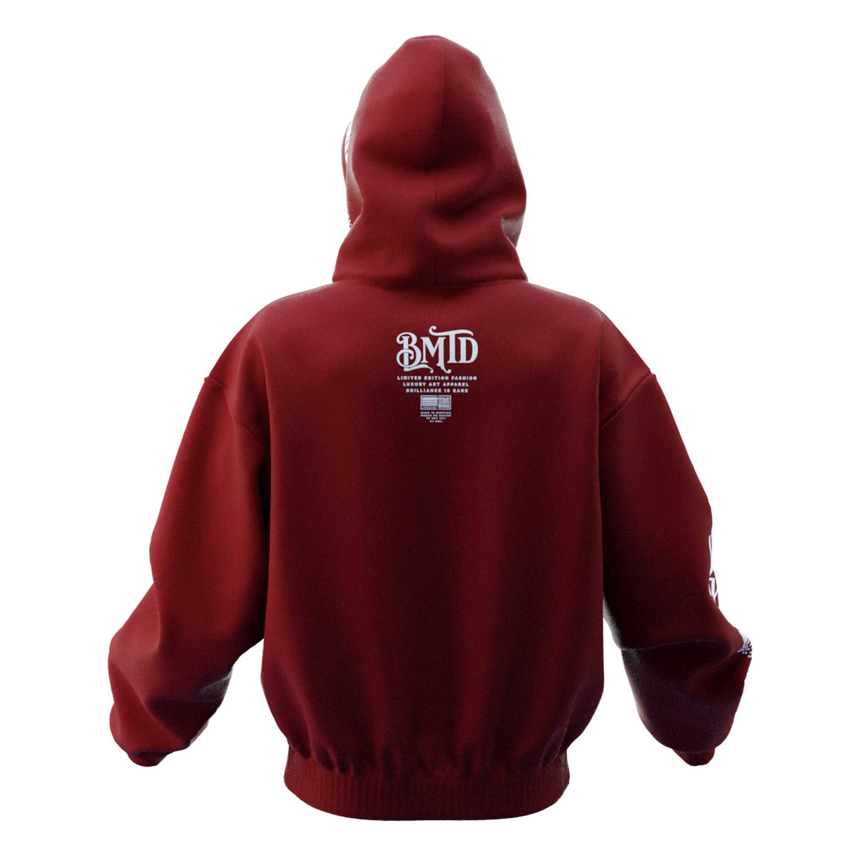 Stupid SHIT Burgundy Hoodie