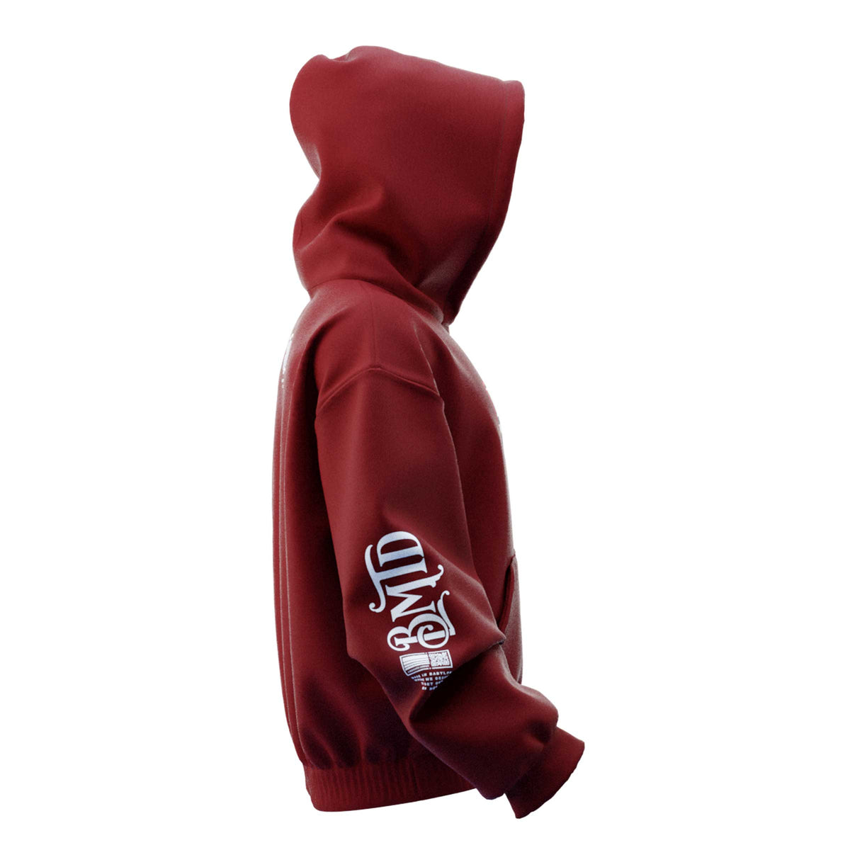 Stupid SHIT Burgundy Hoodie