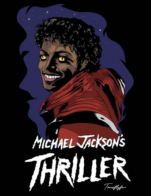 Life Is A THRILLER 8.5 x 11 Poster Print